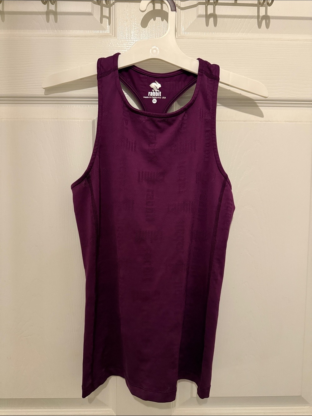 Rabbit Activewear Women's Deep Purple High Neck Racerback Tank Top